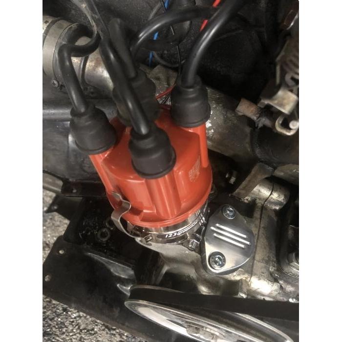 Billet fuel pump block-off