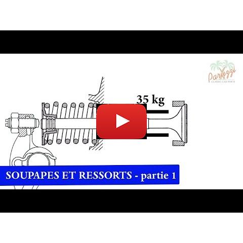 Diagnostic du moteur - vido 04 partie 1<br/>soupapes et ressorts