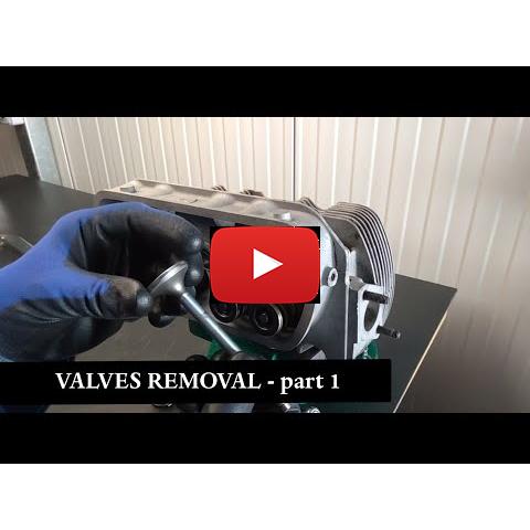 Engine overhaul - video 16 part 1<br />valves removal