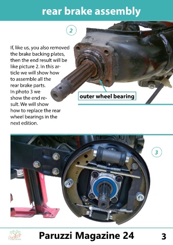 installing rear brakes