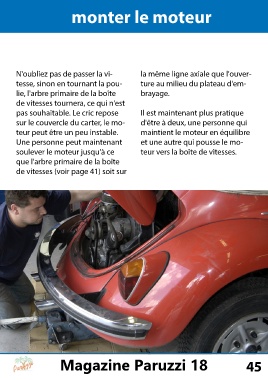 monter le moteur