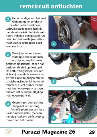 remcircuit ontluchten