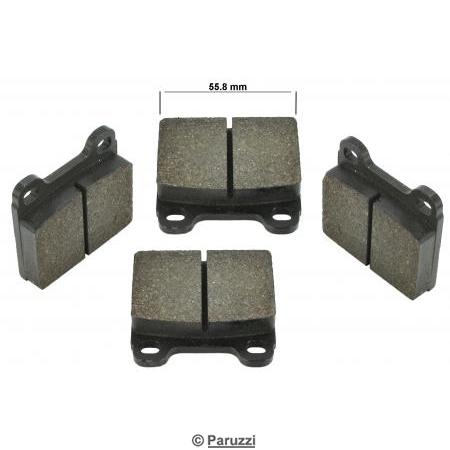 Brake pad set for Ate brake calipers