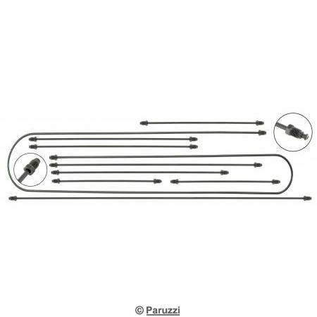 Tuyaux de frein pour freins  tambour, en 9 pices
