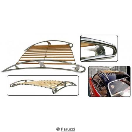 Vintage roof rack polished Stainless Steel