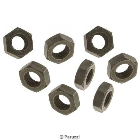 Valve adjustment- and equalizer torsion bar screw lock nuts (8 pieces)