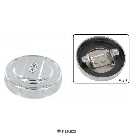 Chrome oil filler cap