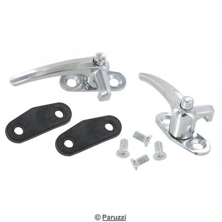 Chrome safari windows latches including seals (per pair)