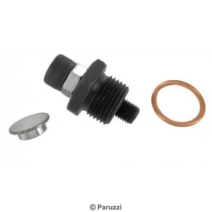 Adjustable oil pressure regulator