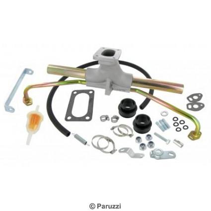 Progressive carburetor manifold kit