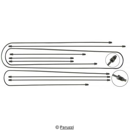 Jeu de tuyaux de frein, en 8 pices
