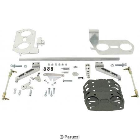 Arbre de commande / tringlerie pour carburateurs Weber IDF, Dellorto DRLA
