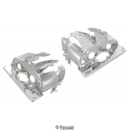 Chrome cylinder shrouds (per pair)