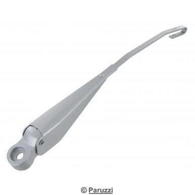 Wiper arm aluminum colored left