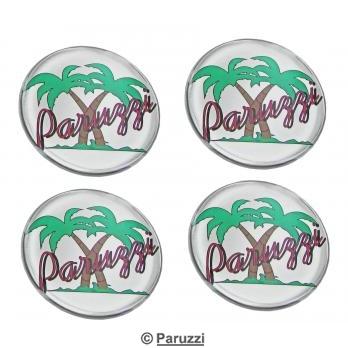 Wheel cap stickers with `Paruzzi` logo (4 pieces)