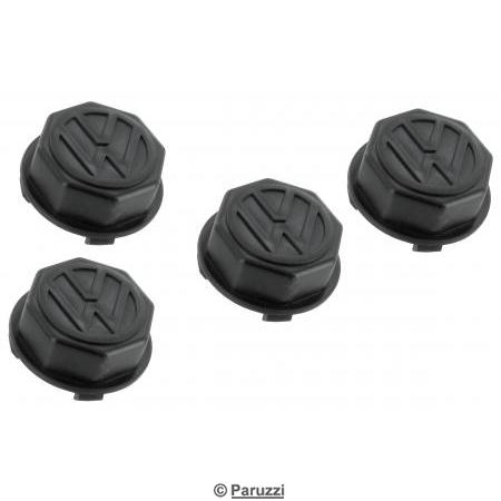 Lemmerz GT sportwheel centercaps with `VW` emblem (4 pieces)