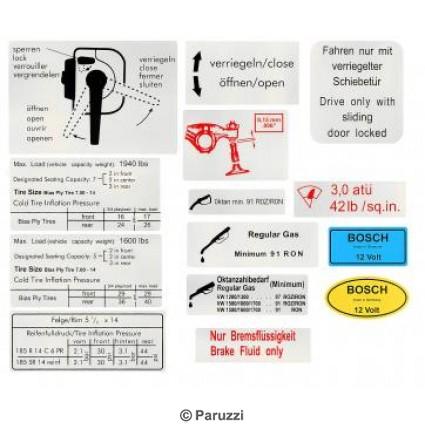 Klistermrke fr restaurering (14 delar)