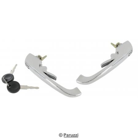 Door handle kit with 1 key