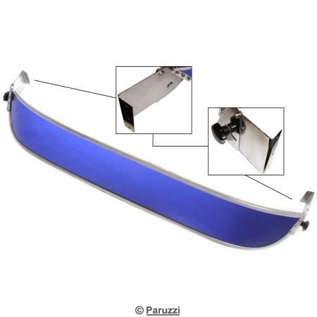 Perspex sun visor blue