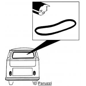 Rear window seal standard