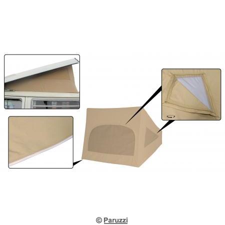 Westfalia roof canvas 3 windows beige