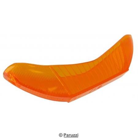 Vitre de clignotant orange avant (la pice)
