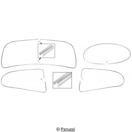 Window seal molding kit aluminum