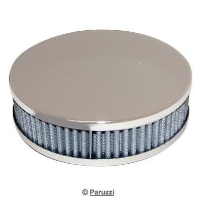 Chromed round air cleaner (each)