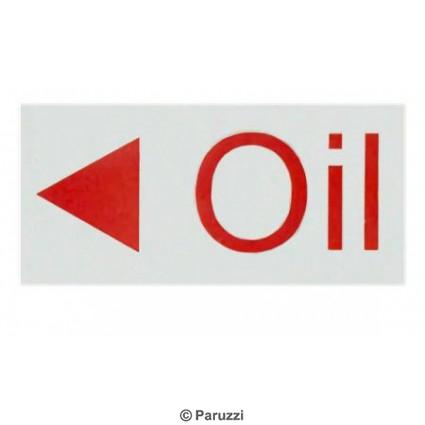 Sticker `Oil`
