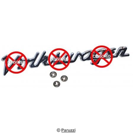 `Volkswagen` script emblem