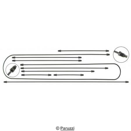 Kit de tubagem de travo para traves de tambor (9 peas) 