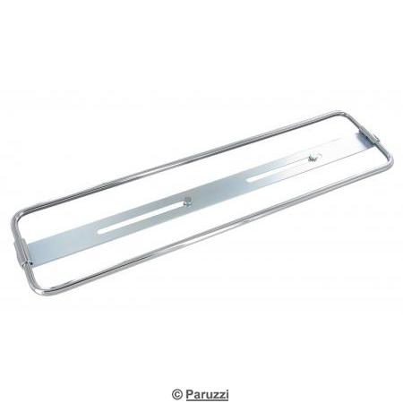 Chromed aluminum license plate holder 