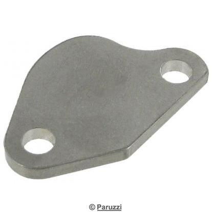 Fuel pump block-off stainless steel