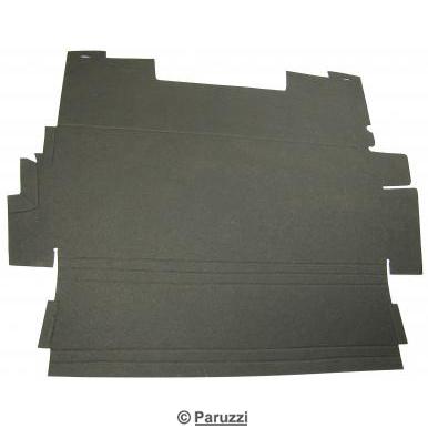 Trunk liner cardboard upper