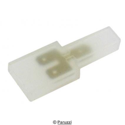 Conector blindado de 6.3 mm em forma de p 1 a 2