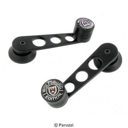 Wolfsburg Edition window winders black (per pair)