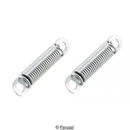 Ressorts pour tringle de sret de porte, longueur 27 mm, la paire
