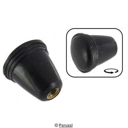 Choke, light switch or ashtray knob black (each)