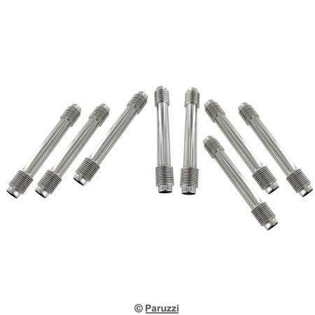 Pushrod tubes stainless steel (8 pieces)