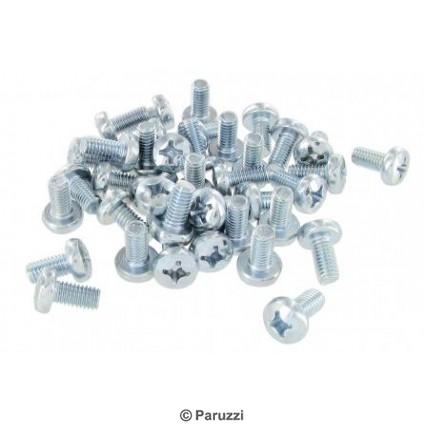 M6 pan head cross screws (40 pieces)