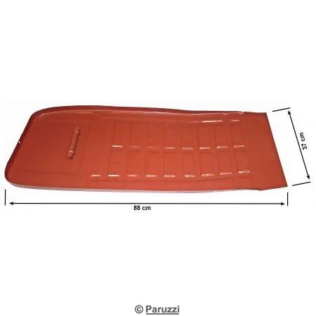 Plancher de chssis arrire droit avec tle de batterie (37 x 88 cm)
