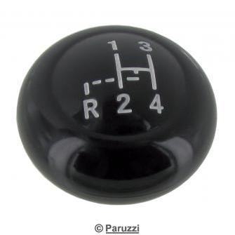 Shift knob black with shift pattern