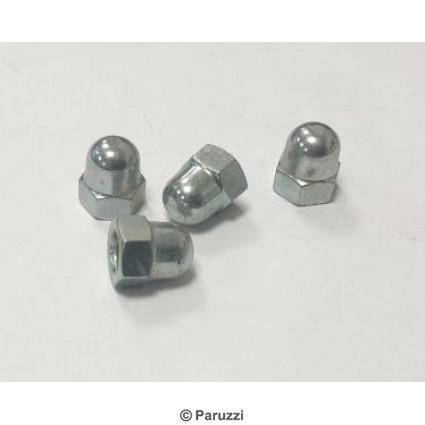 Domed cap nuts M5 (4 pieces)