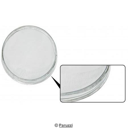 Verre de phare transparent pour Sealed Beam ou unit d'clairage H4, la pice
