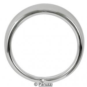 Chromed steel headlight rim (each)