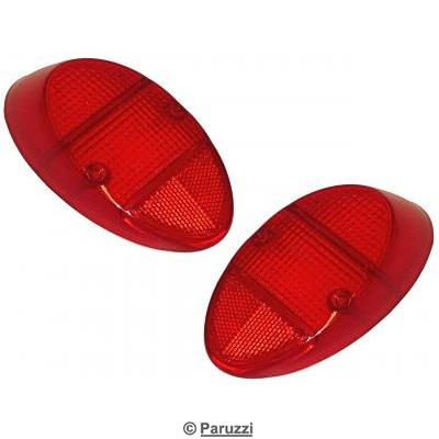 Achterlicht lens USA rood/rood A-kwaliteit (per paar)
