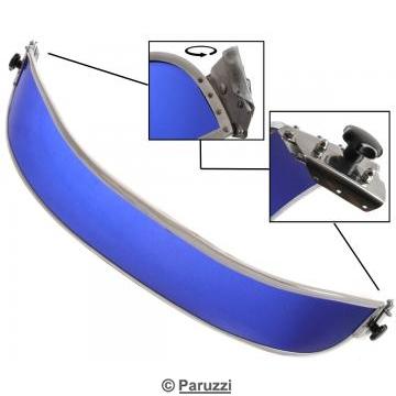 Perspex sun visor blue