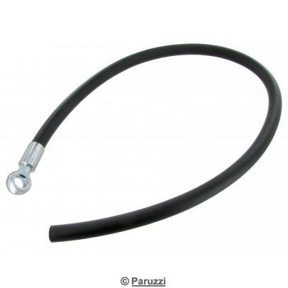 Power steering hose from pump to fluid reservoir