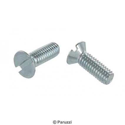 Starter solenoid and rear gate latch wear plate screws (per pair)
