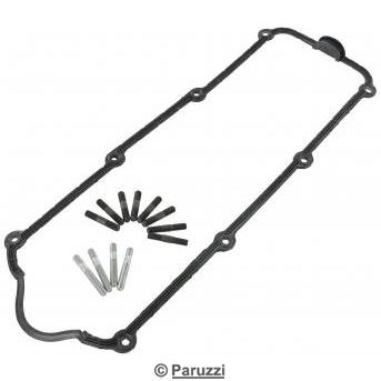 Valve cover gasket kit rubber including modify studs